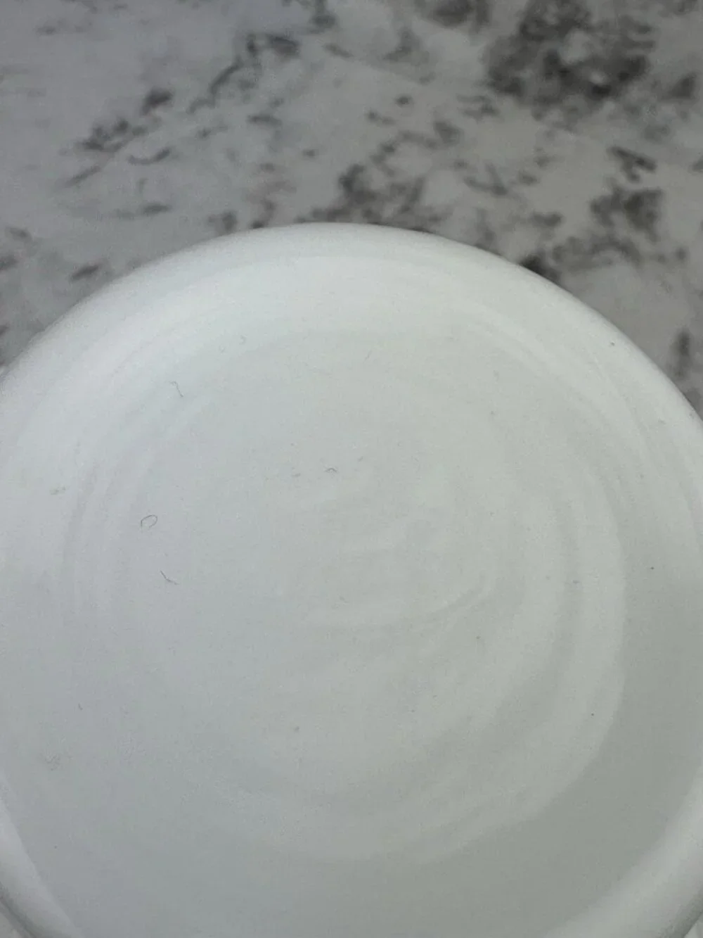 *Vintage Fenton Milk Glass Hobnail Vase White Ruffled Crimped Edge 6 3/4
